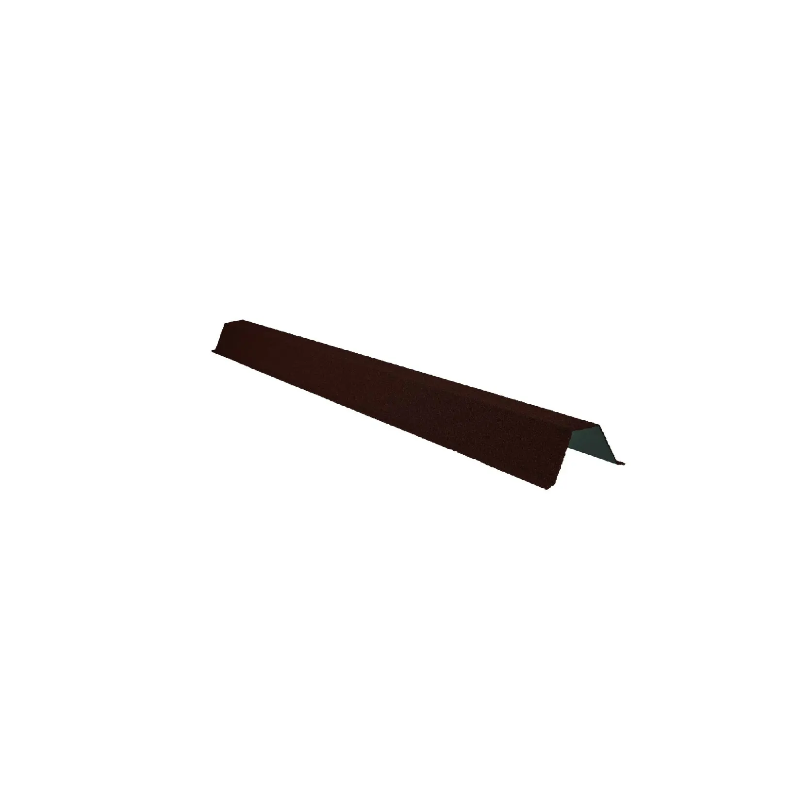 RUBY TILE RIDGE BROWN GALVANIZED STEEL